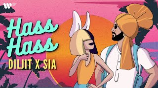 Hass Hass Official Video Diljit X Sia [upl. by Yelahc]