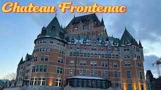 Chateau Frontenac Hotel QuebecCanada [upl. by Eirrac]