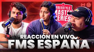 REACCIÓN EN VIVO A FMS ESPAÑA  CHUTY vs GAZIR SWEET vs ZASKO y más  Jony Beltrán Tess Gonzo [upl. by Ahsirek841]