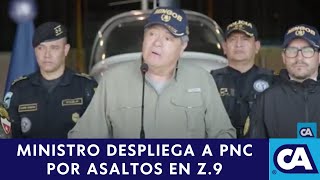 Ministro de Gobernación ordena operativos policiales tras asaltos en Avenida Reforma [upl. by Eimmelc]