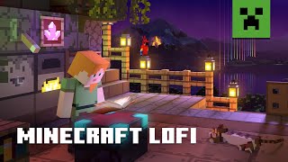 Minecraft LoFi Soothing synths for mining blocks​ [upl. by Htebasyle]