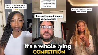 People Lying On Their Resume To Get A Job  TikTok Rants On Jobs [upl. by Rie]