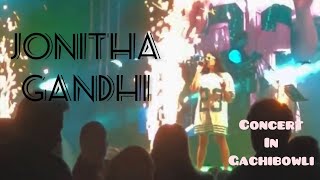 Jonita Gandhi at Hyderabad  Boulder Hills  Gachibowli  Musical concert  Vlog  trending viral [upl. by Veradis]