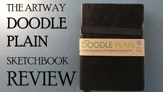 REVIEW The Artway DOODLE PLAIN Sketchbook [upl. by Westbrooke55]