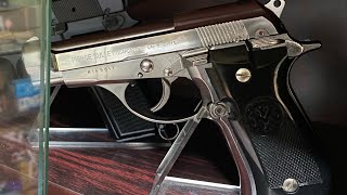 マルシン工業モデルガン【Ｍ８４】『装填不良ありながら９発火完走！』＃トイガン＃モデルガン＃発火式 [upl. by Nanreh940]