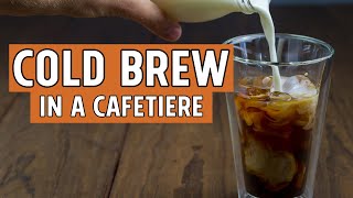 How to Make Cold Brew Coffee in a Cafetiere  Redber Coffee [upl. by Natloz]