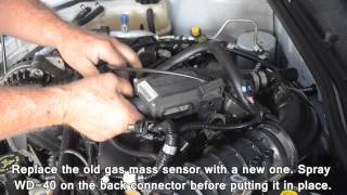 CNG BiFuel Chevy Cavalier Gas Mass Sensor Removal and Installation [upl. by Nnyleuqaj]