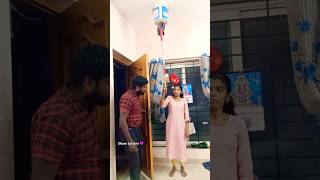 New Trick 🤣 Adi paavi 😰 funny shorts wife vomedy viralvideo dhanalakshmi [upl. by Madge]