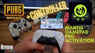 Pubg Mobile with Controller  Mantis Gamepad Pro  Free Activation Guide [upl. by Ellednahc125]