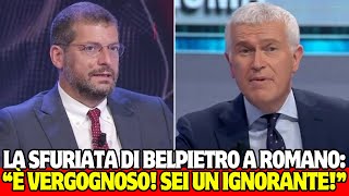 🔴BELPIETRO ESPLODE CONTRO ANDREA ROMANO quotÈ VERGOGONOSO CHE UN PARLAMENTARE NON SAPPIA QUESTOquot [upl. by Sidonius]