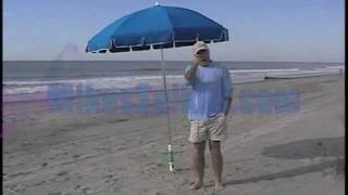 BEACH UMBRELLA ANCHOR INSTALLATION VIDEO [upl. by Smada]