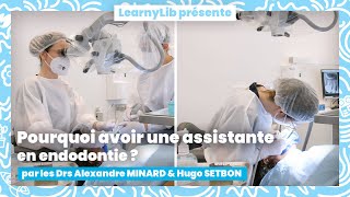 🦷 Retraitement amp chirurgie endodontique  travailler avec une assistante avec le Dr Alexandra MINARD [upl. by Berhley920]