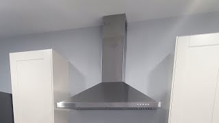 Wall Mount Range Hood Installation [upl. by Rollo]