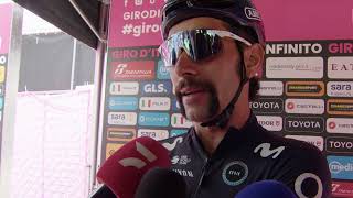 Fernando Gaviria  Interview at the start  Stage 18  Giro dItalia 2024 [upl. by Ivah]