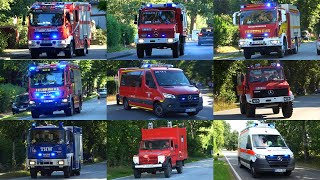 🚨 900 Einsatzkräfte Waldbrandgroßübung im Segeberger Forst 🚨 [upl. by Salbu271]