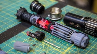 How To Build the 3DPrinted Cutaway Lightsaber Kit [upl. by Mossberg]