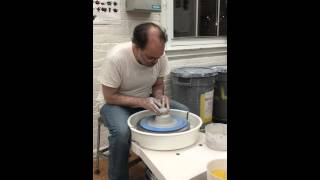 quotOFF THE HUMPquot Pottery Techniques Small round vase demonstration [upl. by Pressey]