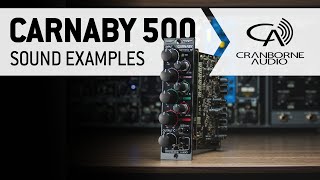 Carnaby 500 Sound Examples  Harmonic EQ for 500 Series [upl. by Ellicec]