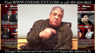 Vincent Pastore hosting standup comedy in Allentown PA [upl. by Almira]