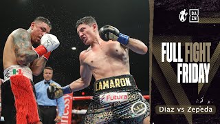 Full Fight  Joseph Diaz vs William Zepeda Lethal Combos By El Camaron vs JoJo Boxing FREE [upl. by Orlov]