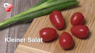 Tomatensalat selber machen Rezept Rohkost deutsche Küche Nr 2 [upl. by Naitsirk]