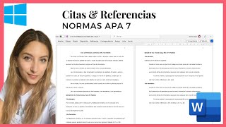 Citas y Referencias NORMAS APA 7ma edición [upl. by Oly]