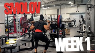 Smolov Squat Program  Week 1 [upl. by Notxed495]