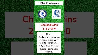 UEFA Conference League Chelsea vs Gent prediction UEFA Football chelsea predicition tips [upl. by Ecnerwaled]