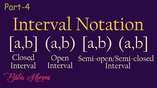 4 Intervals as subsets of R real numbers Universal Set and Power Set [upl. by Tjader]