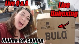 Live Bulqcom Unboxing  You Can Ask Me Questions Online Reselling [upl. by Olihs]