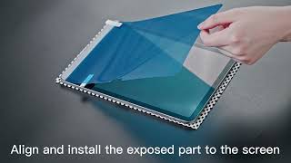 JETech Installation Guideline  Paper Screen Protector for iPad [upl. by Meryl646]