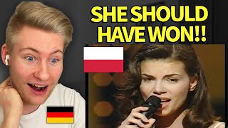 German reacts to To nie ja  Edyta Górniak Eurovision 1994 [upl. by Innavoig]