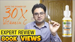 Garnier Vitamin C Serum Review  How To Use 30x Vitamin C Booster Serum [upl. by Alleirbag]