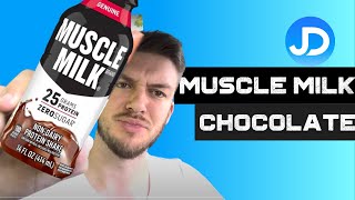 Muscle Milk Chocolate Protein Shake review [upl. by Thetos]