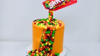 AntiGravity Skittles Cake [upl. by Nrubloc]