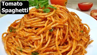 Spaghetti in Tomato Sauce  Basic Tomato Spaghetti Recipe [upl. by Archie919]