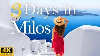 How to Spend 3 Days in MILOS Greece  Travel Itinerary [upl. by Dey]