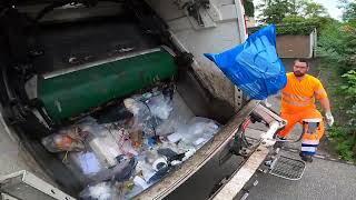 Bin Mans GoPro Journey Behind the Scenes of Waste Collection [upl. by Enyrhtak]