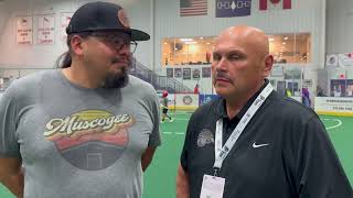 Haudenosaunee Mens Coach Roger Chrysler talks to Decolonize Sports about win over Ireland [upl. by Gingras]