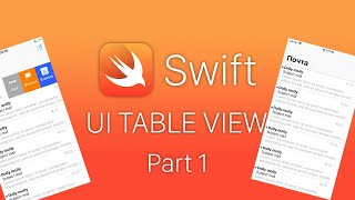 Swift 4 UITableView Xcode 10  Таблицы и создание мини приложения  Уроки Swift  Часть 1 [upl. by Pansy]