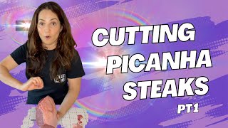 How to cut picanha steaks from a whole top sirloin cap [upl. by Brey35]