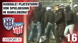 Randale Platzsturm amp Ausschreitungen in Babelsberg SVB  FSV Zwickau  Regionalliga Nordost [upl. by Randee]