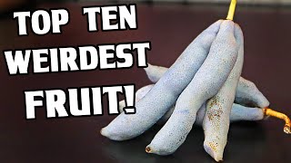 10 OF THE WEIRDEST FRUITS I actually tried them [upl. by Vaclav775]