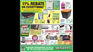 Menards Weekly Ad October 24 – November 3 2024 [upl. by Haran]