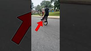 HOW TO SET YOUR PEDALS shorts bikelife howto howtowheelie viralvideo [upl. by Mirilla]