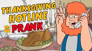 Thanksgiving Turkey Hotline Prank  Ownage Pranks [upl. by Asemaj]