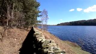 Langsett Reservoir 4K walk 5 Apr 18 [upl. by Tahmosh]