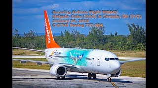 Sunwing Flight WG643 Taking Off From Holguin Cuba January 24 2018 [upl. by High549]