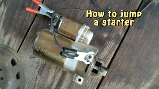 How to jump a starter [upl. by Alithia]