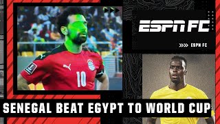 Senegal break Egypt hearts AGAIN Laser controversy as Mane beats Salah to World Cup spot  ESPN FC [upl. by Premer]